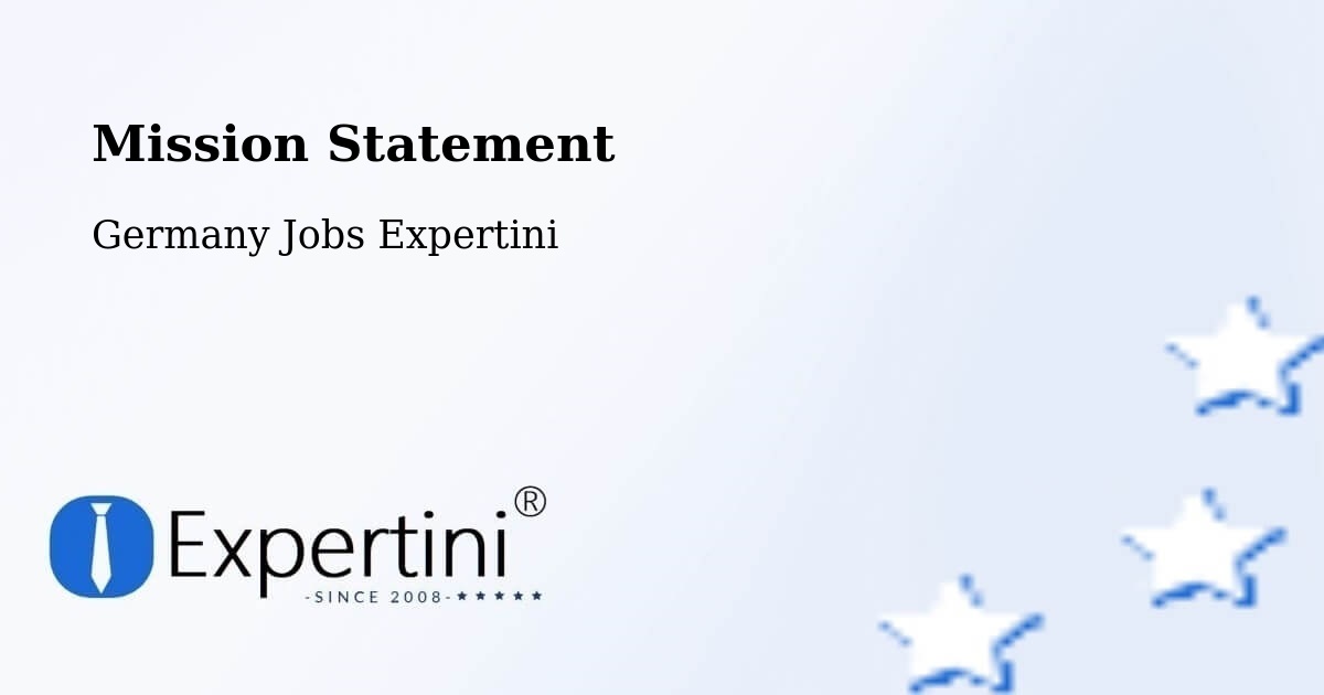 Corporate Mission – Flein - Germany Jobs Expertini